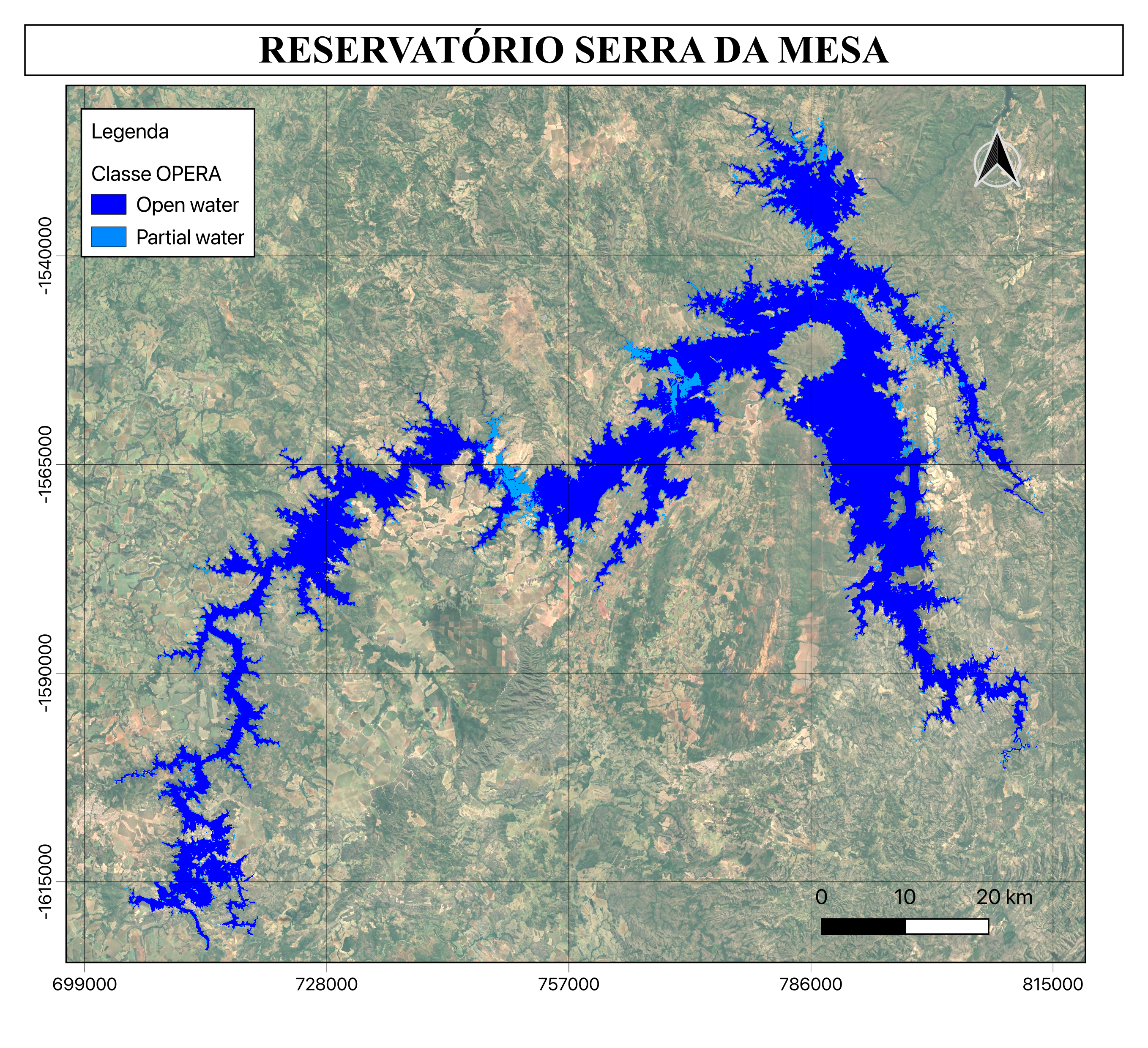 Imagem complementar de análise de volume de reservatórios